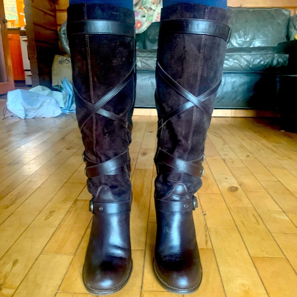 Stephane de Raucourt cross strap boots